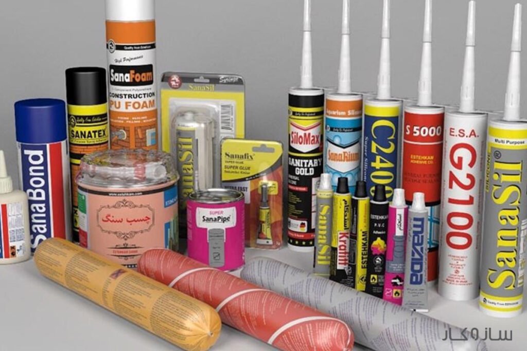 چسب و ابزارهای نصب