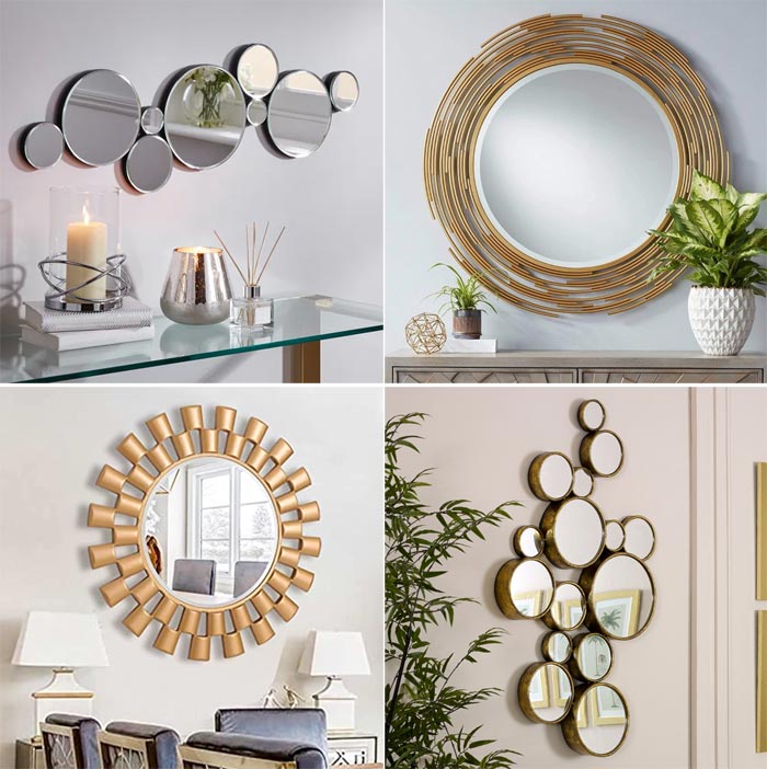 انواع آینه های دکوراتیو