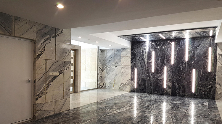 مقایسه هزینه اجرایی ماربل شیت با سنگ اسلب