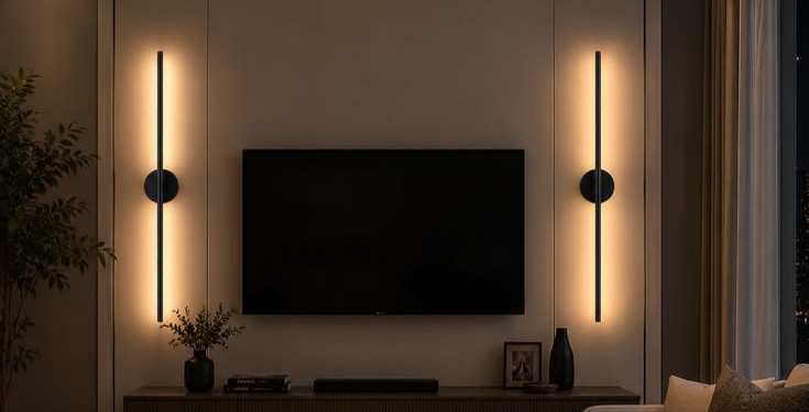 بهترین چراغ شمشیری برای دیوار TV