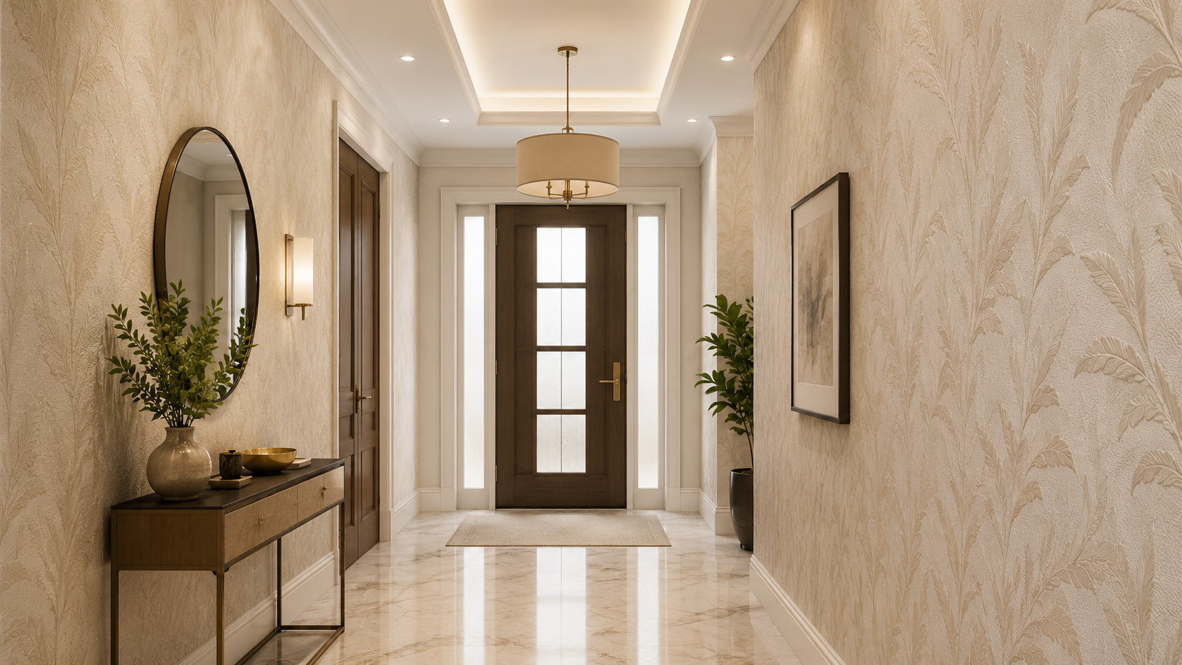 بهترین کاغذ دیواری برای راهرو و ورودی منزل