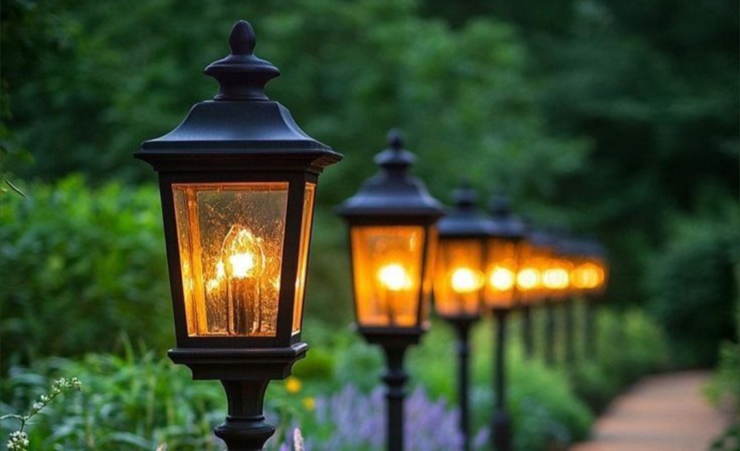 نگهداری چراغ فضای باز