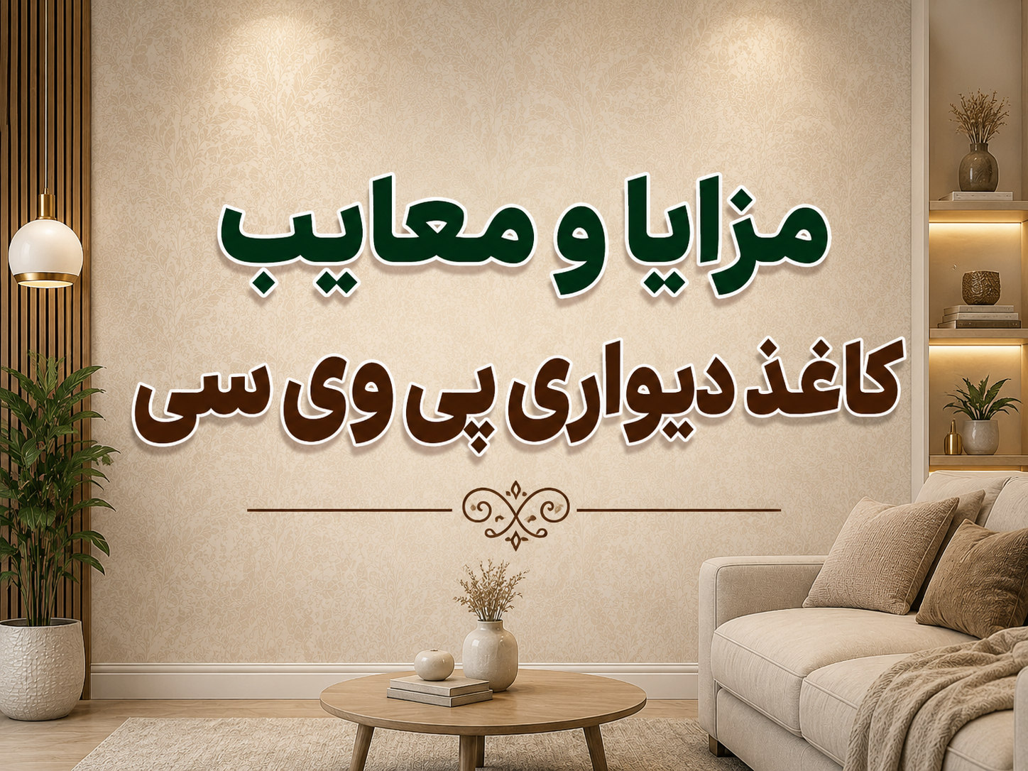کاغذ دیواری PVC چیست و چه مزایا و معایبی دارد؟