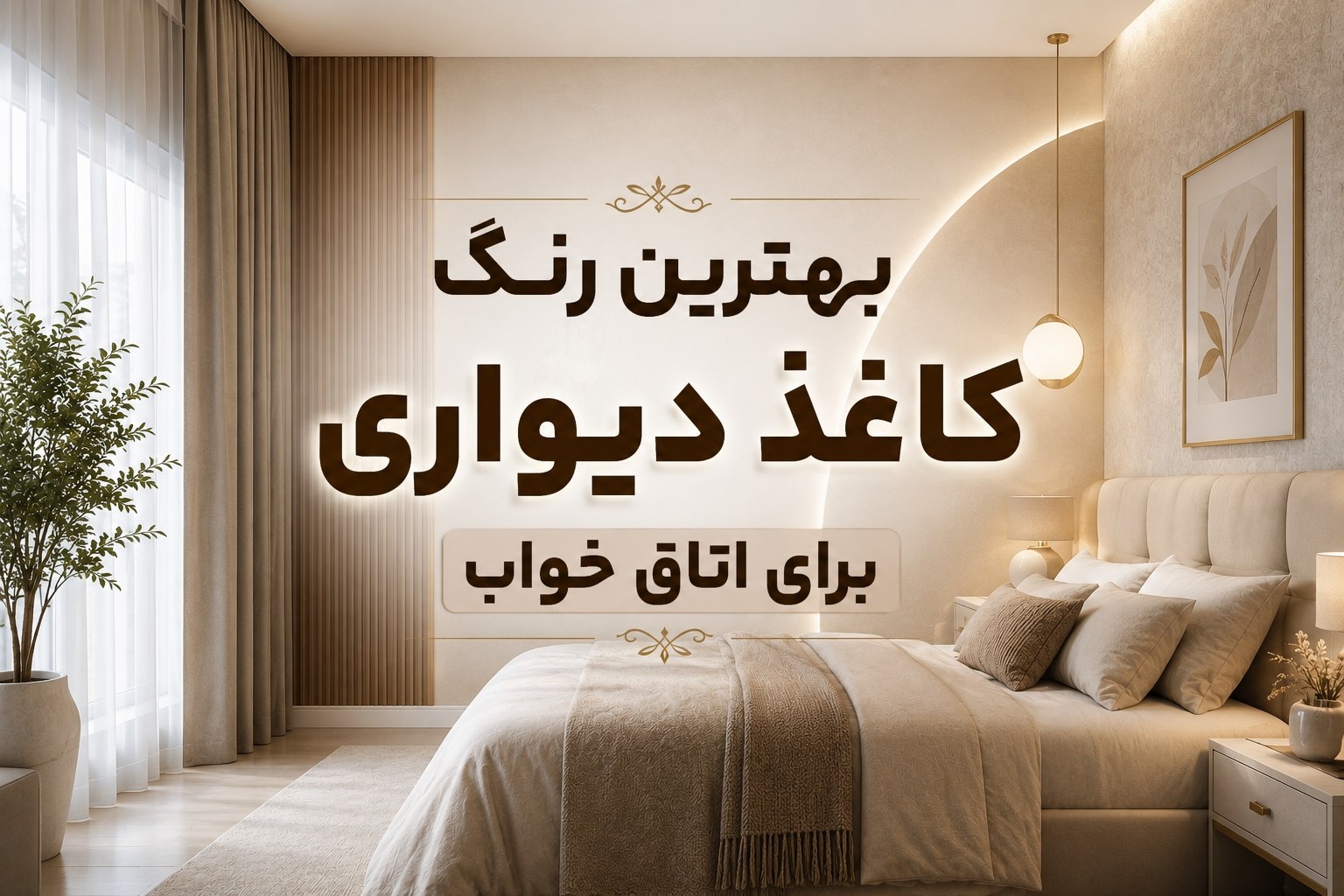 بهترین کاغذ دیواری برای اتاق خواب چیست و چه رنگی انتخاب کنیم؟