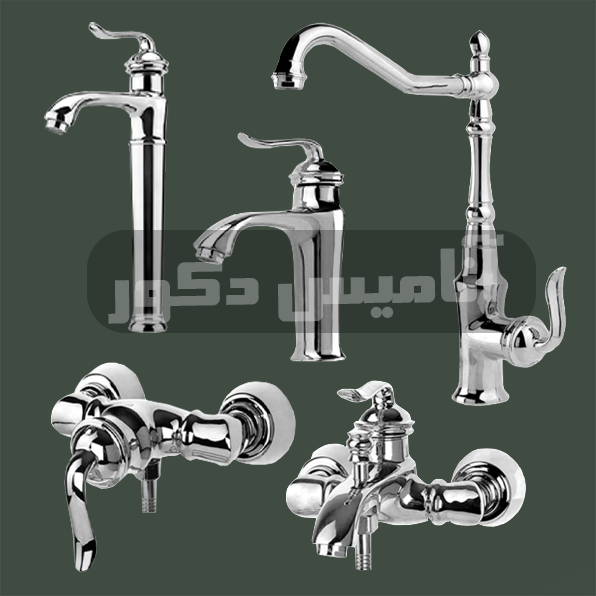 شیرآلات شیذر مدل مینیاتور | رنگ کروم