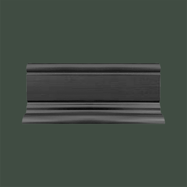 قرنیز پی وی سی عرض 10 سانت مشکی مات لوکس