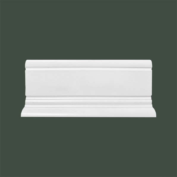 قرنیز پی وی سی عرض 10 سانت سفید مات لوکس