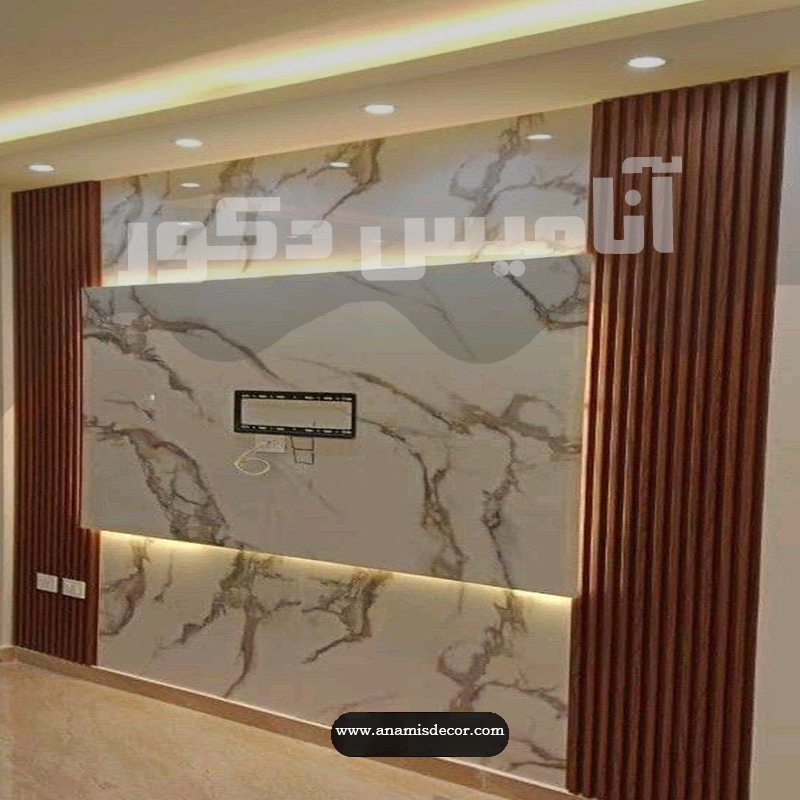تی وی وال استایل ماربل