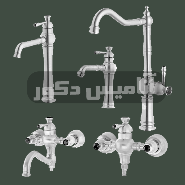 شیرآلات شیذر مدل الیزه | رنگ استیل مات