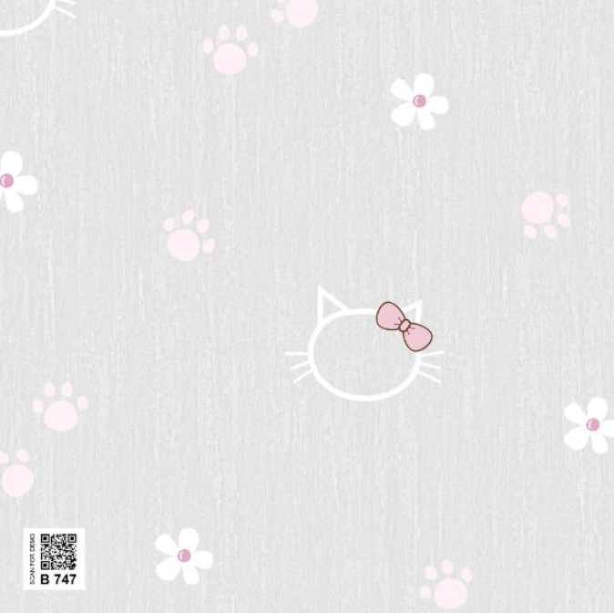 کاغذ دیواری کودک کیتی بل Kittybell
