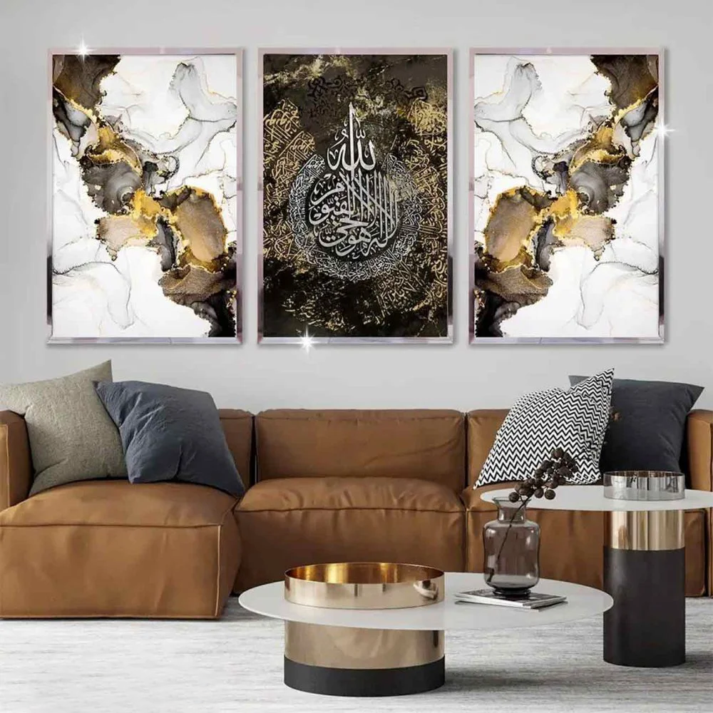 تابلو دکوراتیو سه تیکه کد 3255