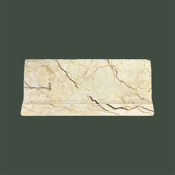 قرنیز پی وی سی عرض 9 سانت طرح سنگ کرم