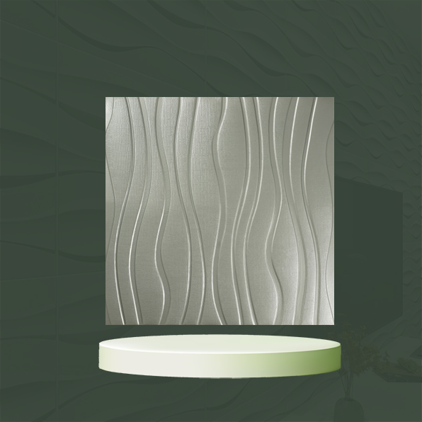 دیوارپوش فومی کد بامبو نقره ای