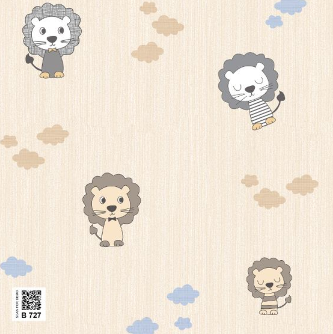 کاغذ دیواری کودک لئو دریم Leo Dream