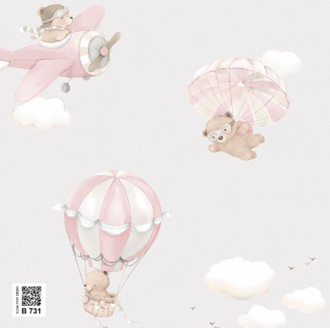 کاغذ دیواری کودک دریم بِر Dream Bear